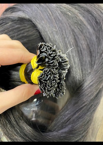 Siyah gerçek Saç kaynak - Görsel 5