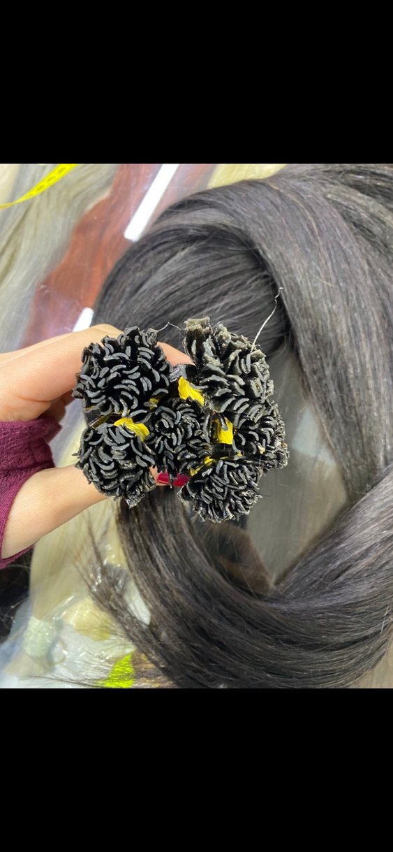 Siyah gerçek Saç kaynak - Görsel 4