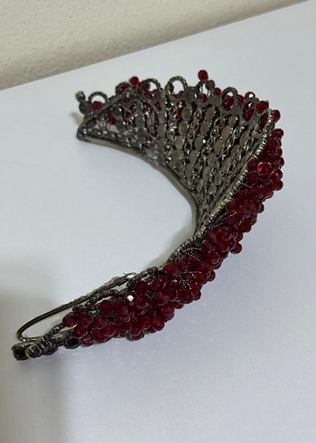 Beden Bordo Boncuklu Saç Aksesuarı