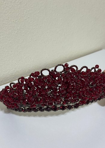 Diğer Bordo Boncuklu Saç Aksesuarı