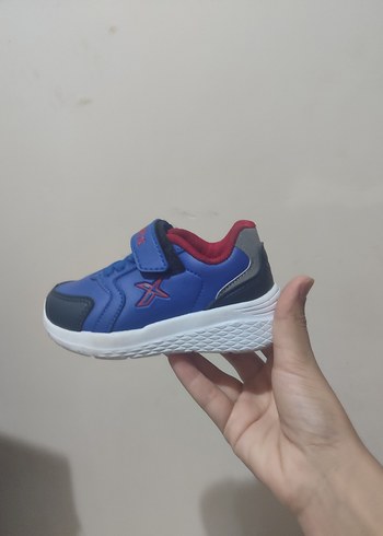 Mavi Erkek Çocuk Spor Ayakkabı Velcro Bağcıklı - Görsel 2