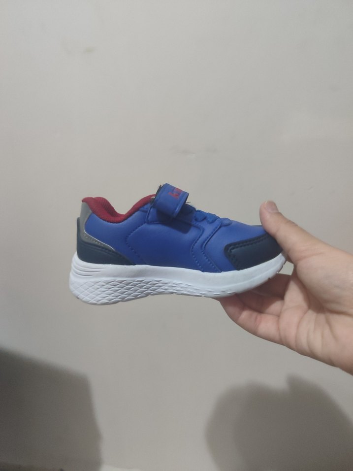 Mavi Erkek Çocuk Spor Ayakkabı Velcro Bağcıklı - Görsel 3