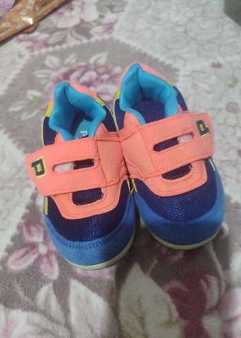 Renkli Erkek Çocuk Sneaker Ayakkabı Velcro - Görsel 2