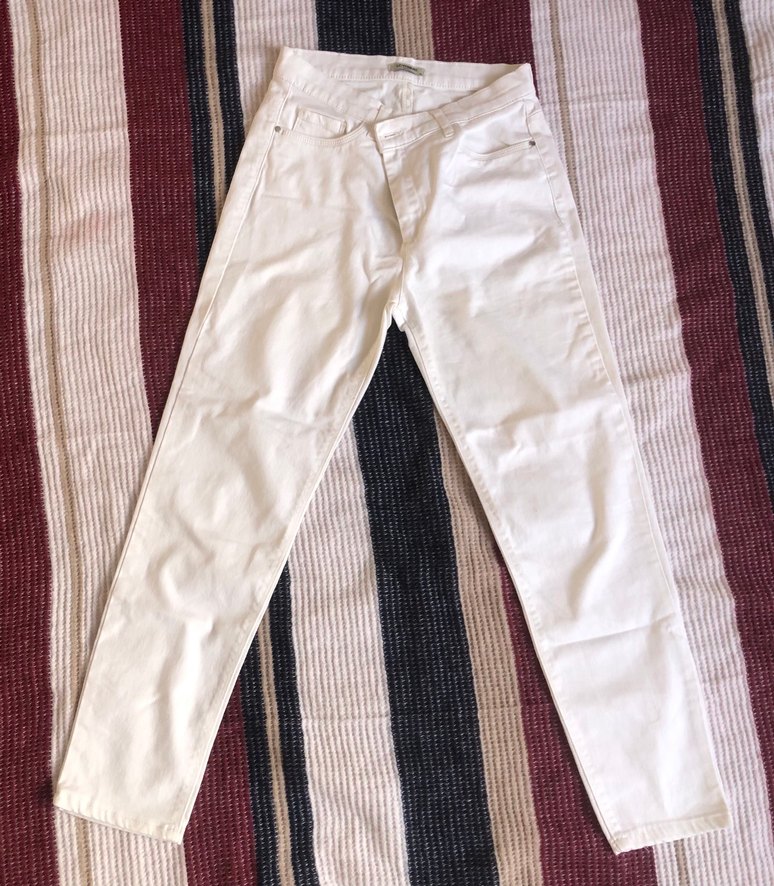 Beyaz Kadın Pantolon - Görsel 2