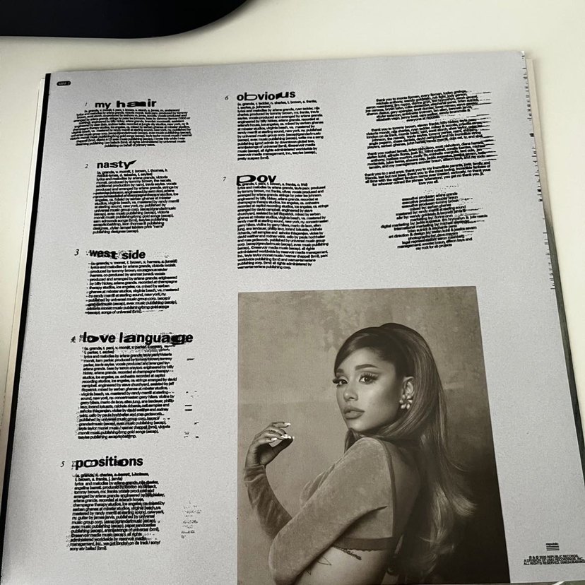 Ariana Grande Positions LP Plak - Görsel 3