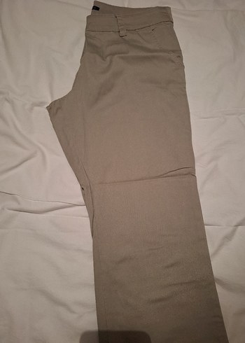 Bej rengi Kadın Kumaş Pantolon - Görsel 6