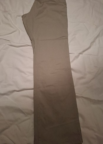 Bej rengi Kadın Kumaş Pantolon - Görsel 5