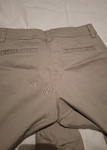 Bej rengi Kadın Kumaş Pantolon - Görsel 4