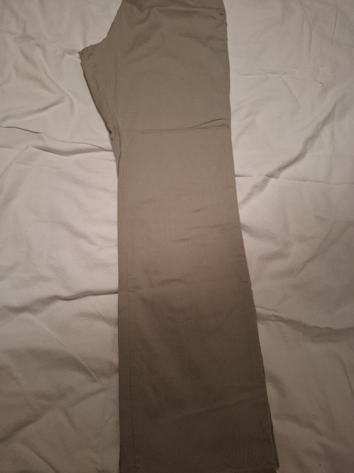 Bej rengi Kadın Kumaş Pantolon - Görsel 5