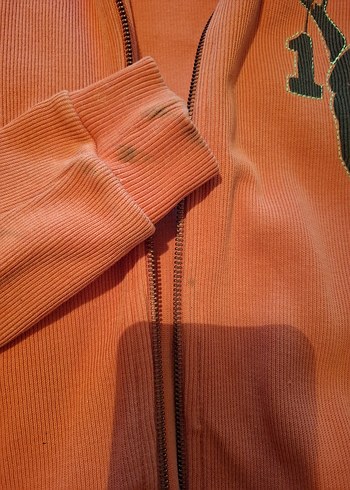 Doğa Koleji kıyafeti Turuncu Fermuarlı Erkek Ceket - Görsel 5