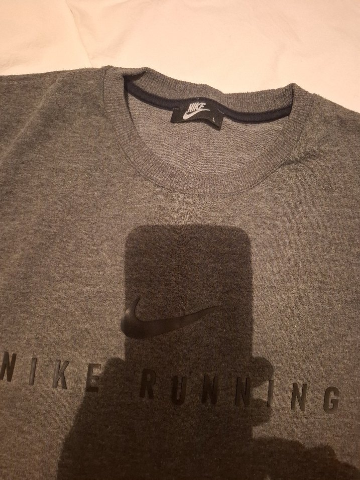 Gri Erkek Nike Running Sweatshirt - Görsel 3