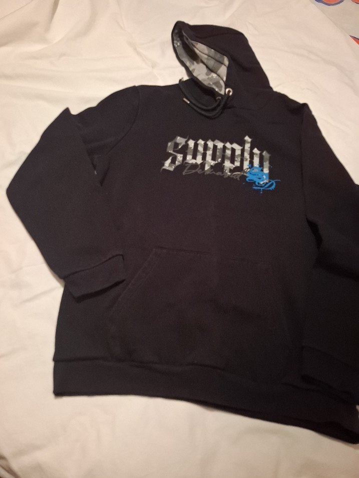 Kapüşonlu Siyah Erkek Sweatshirt - Görsel 2