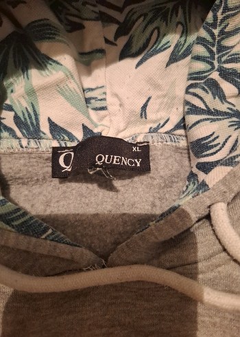 Gri Kapüşonlu Kadın Sweatshirt - Görsel 5