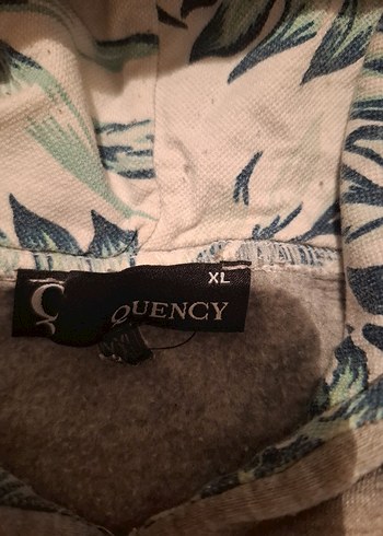 Gri Kapüşonlu Kadın Sweatshirt - Görsel 6