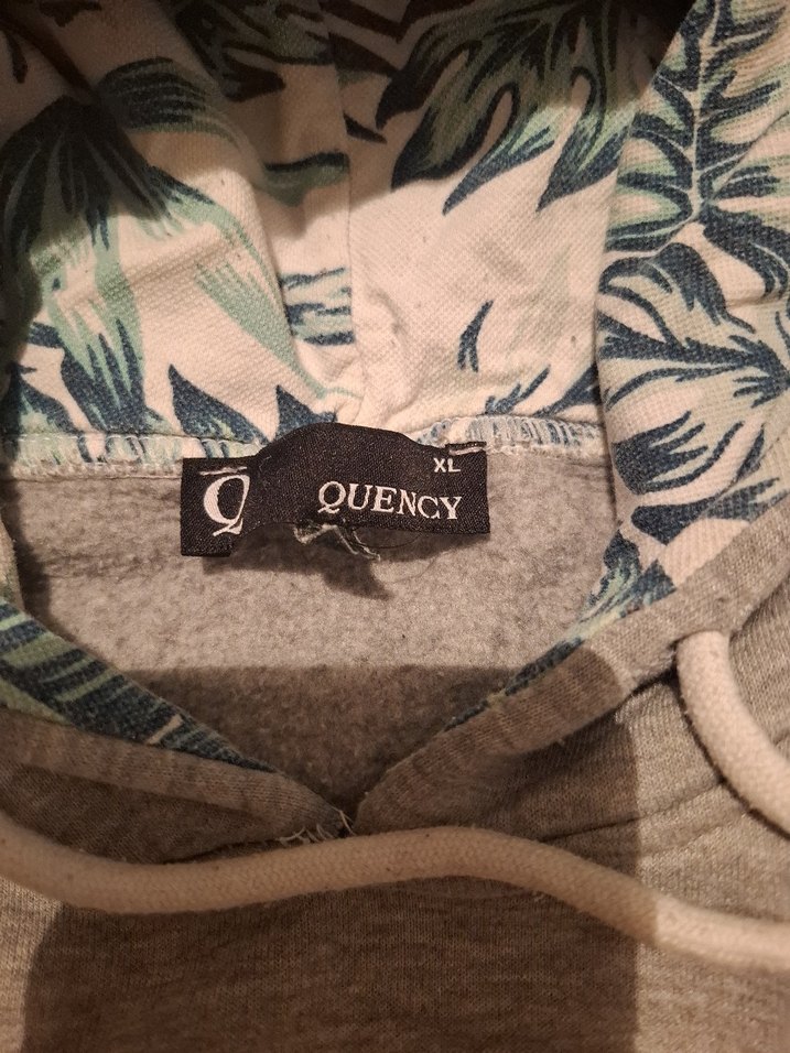 Gri Kapüşonlu Kadın Sweatshirt - Görsel 5