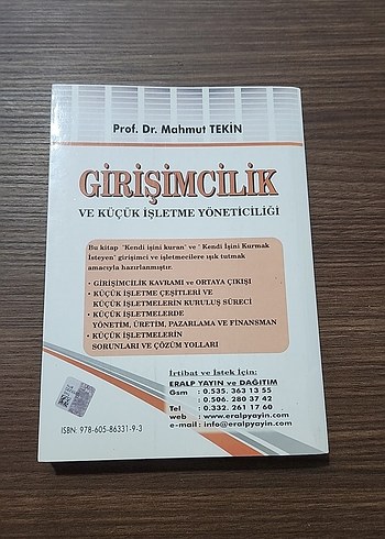  Girişimcilik ve Küçük İşletme Yönetimi Kitabı