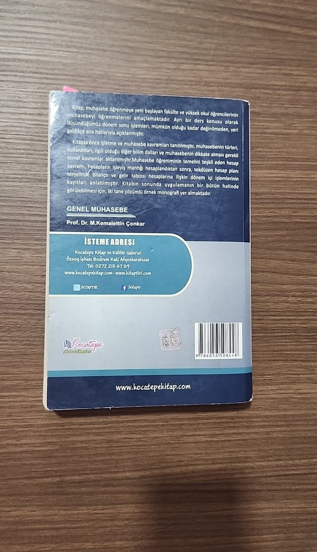 Genel Muhasebe - Prof. Dr. M. Kemalettin Çonkar - Görsel 2