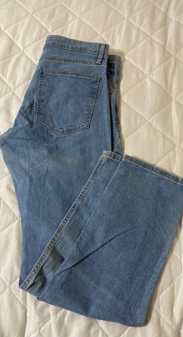 Gri Mavi Kadın Denim Pantolon - Görsel 2