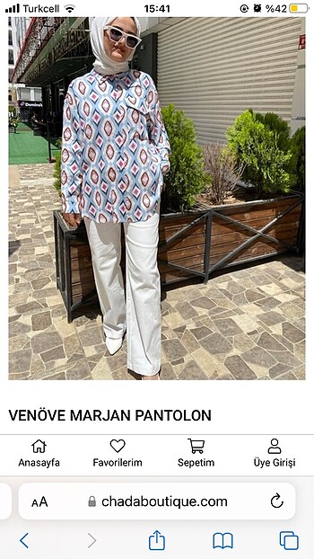 Venöve marjan pantolon