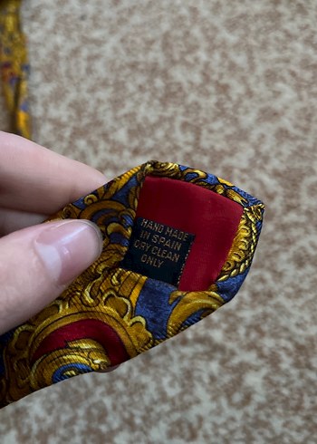 Renkli vintage Erkek Kravat - Görsel 2