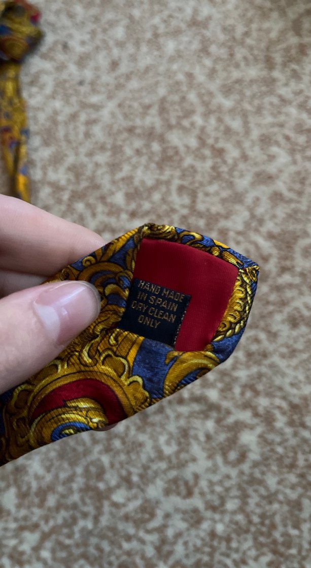 Renkli vintage Erkek Kravat - Görsel 2