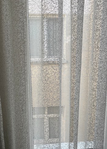 Modern Klasik Beyaz Tül Perde - Görsel 3