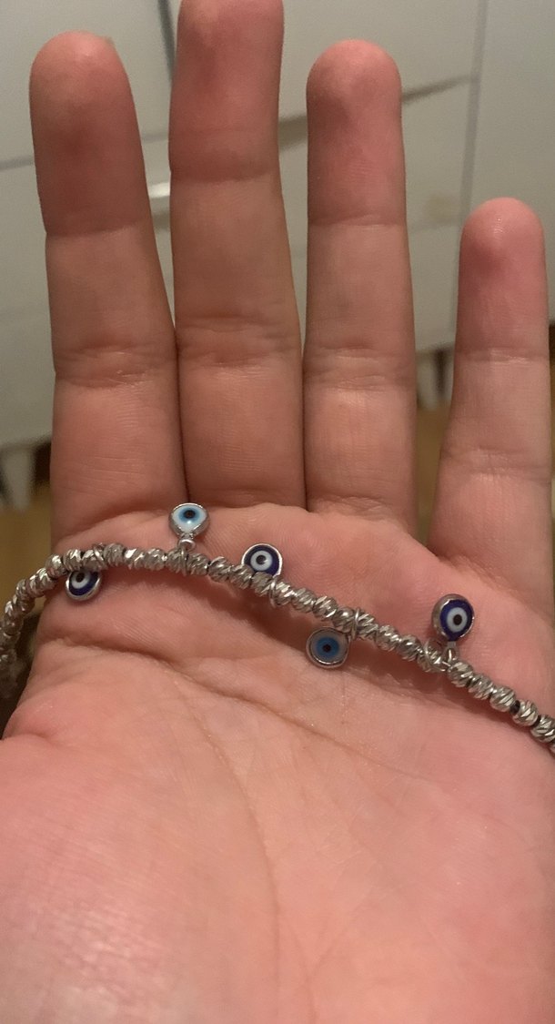 nazar boncuk detayli halhal - Görsel 2