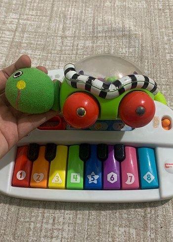Fisherprice renkli sesli eğitici piyano - Görsel 6