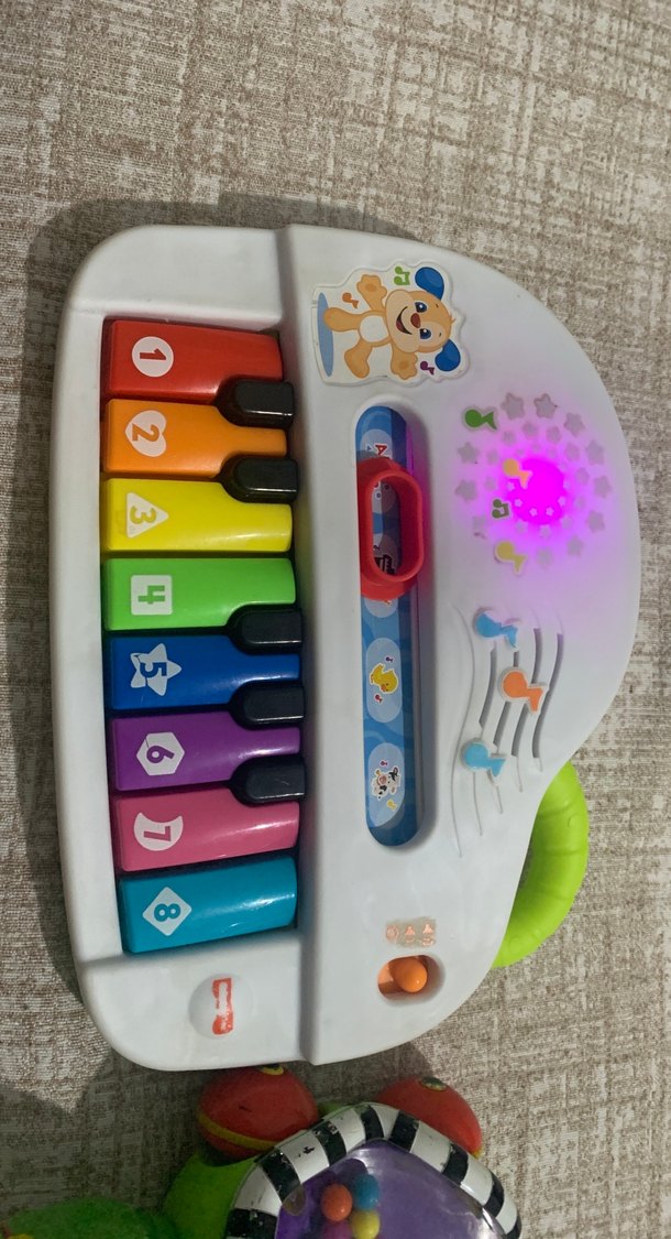 Fisherprice renkli sesli eğitici piyano - Görsel 2