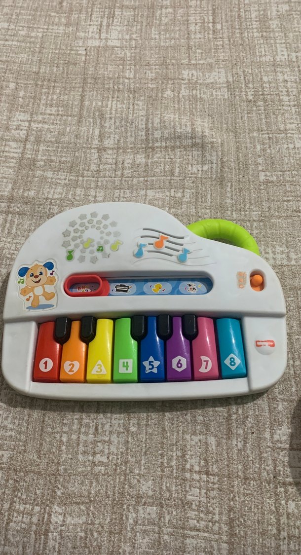 Fisherprice renkli sesli eğitici piyano - Görsel 5