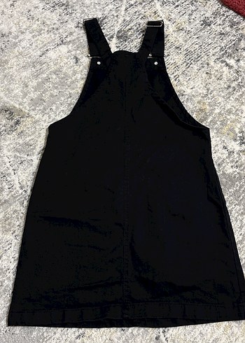 Siyah kot tulum elbise - Görsel 3