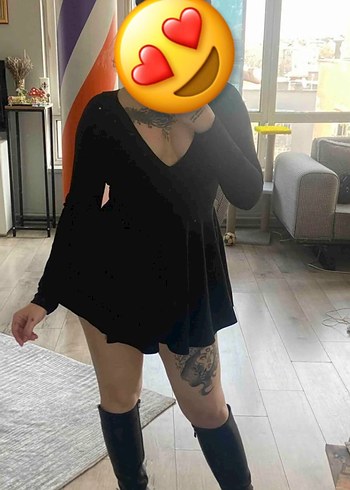 Volanlı şortlu elbise - Görsel 2