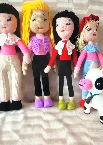  Mor El Örgüsü Tavşan Bebek
