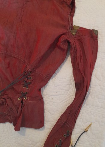 La Milliardaire Paris Özel Tasarım Deri Görünüm Etek&Bluz Takım - Görsel 8