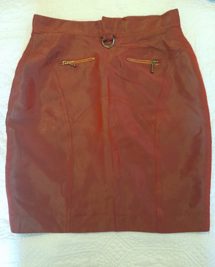 La Milliardaire Paris Özel Tasarım Deri Görünüm Etek&Bluz Takım - Görsel 4