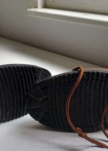 Harley-Davidson Kahverengi Erkek Deri  Bot 2 kere giyildi - Görsel 5