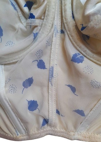 Nina Ricci  Mavi Desenli Premium Bustier - Görsel 10