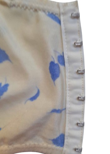 Nina Ricci  Mavi Desenli Premium Bustier - Görsel 8