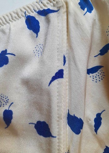 Nina Ricci  Mavi Desenli Premium Bustier - Görsel 5