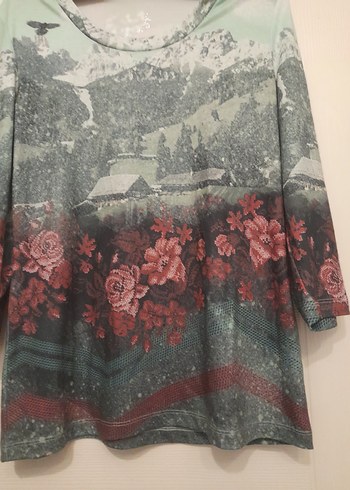 Kaliteli Kumaştan Şık Kadın Blüz Yepyeni - Görsel 3