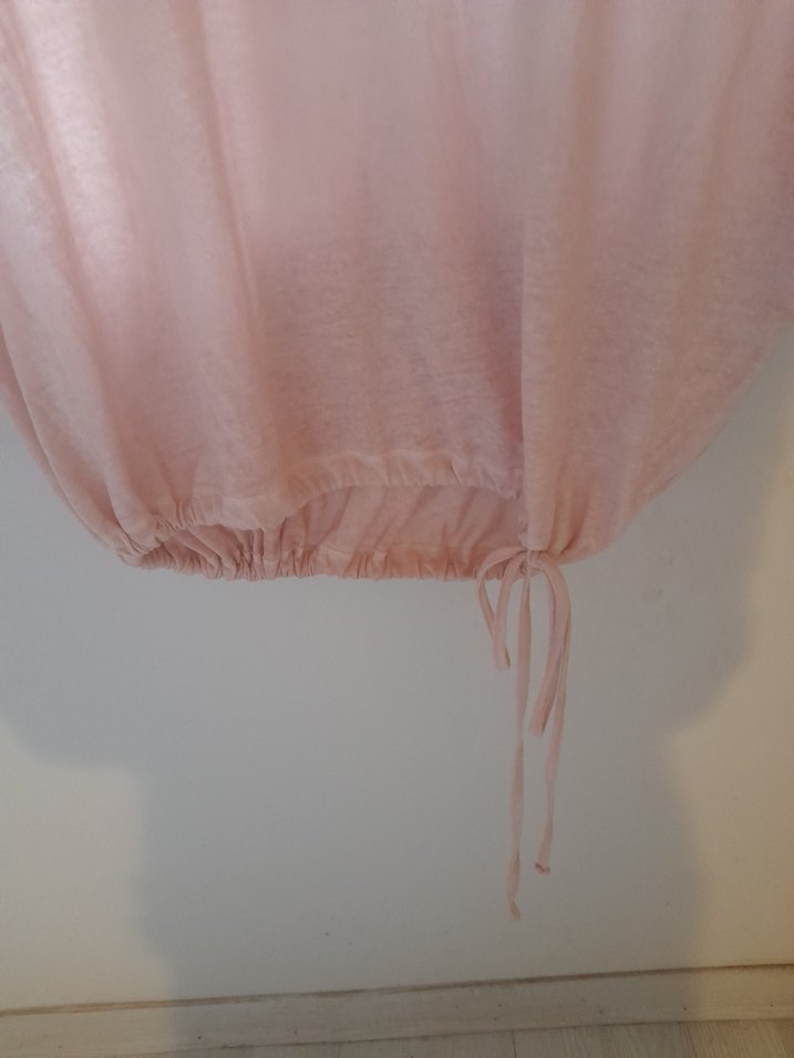 Kol altı 80 cm Büyük beden Pembe Salaş Kadın Bluz Yepyeni - Görsel 2