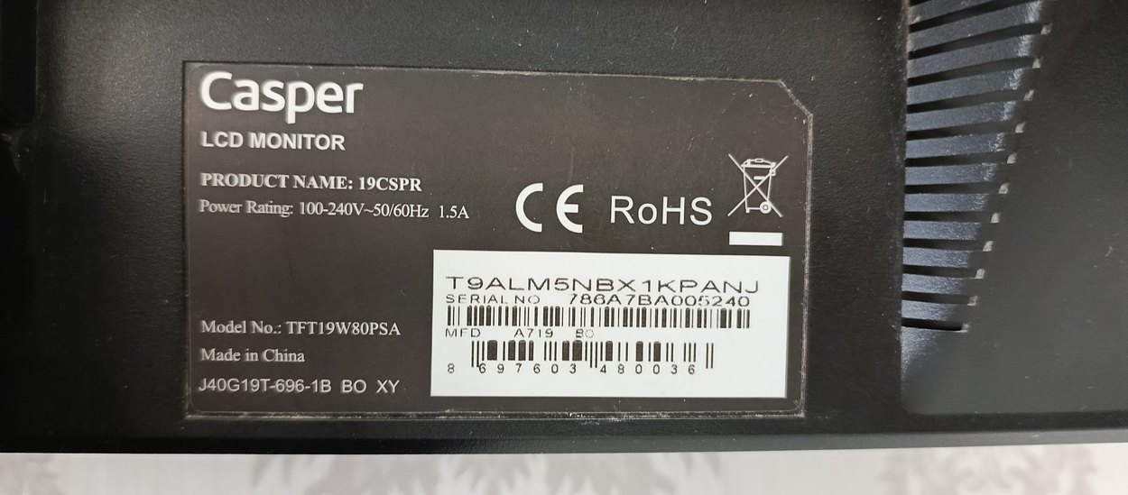 Casper Bilgisayar Monitörü - Görsel 4