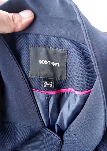 Zara Düğmeli Lacivert ceket
