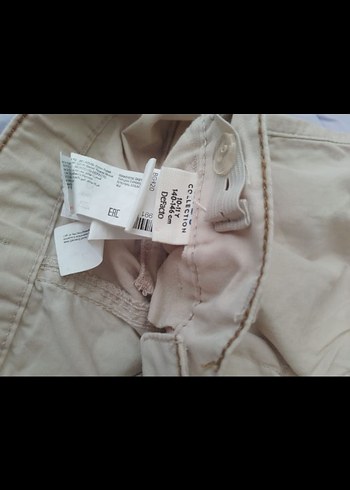 LC Waikiki Bej Düğmeli Keten Erkek Kapri