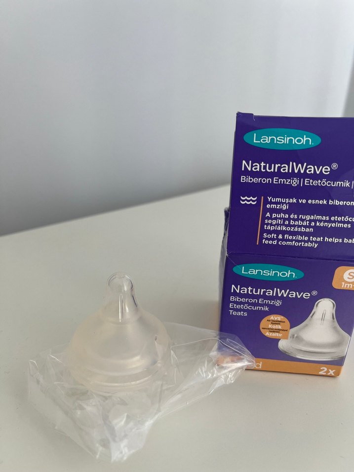 Lansinoh S  Bebek Biberon Emziği - Görsel 2