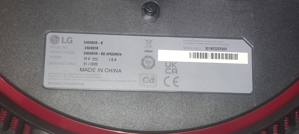 LG UltraGear 24GN65RB 24"144Hz 1ms IPS Gaming Dp kablo hediye - Görsel 5