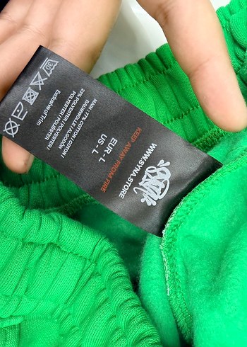 Syna Yeşil Sarı Şortlu Takım - Görsel 5