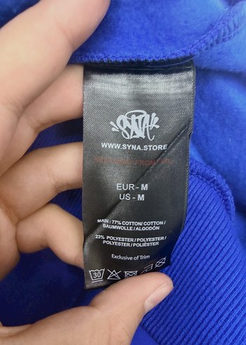 Syna Mavi Hoodie - Görsel 3