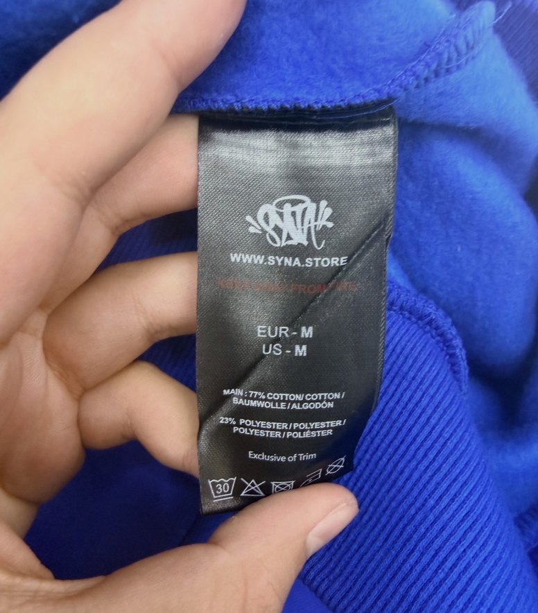 Syna Mavi Hoodie - Görsel 3