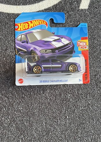 Mor Dodge Charger Hellcat Oyuncak Araba